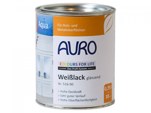 AURO COLOURS FOR LIFE Weilack, glnzend Nr. 516-90