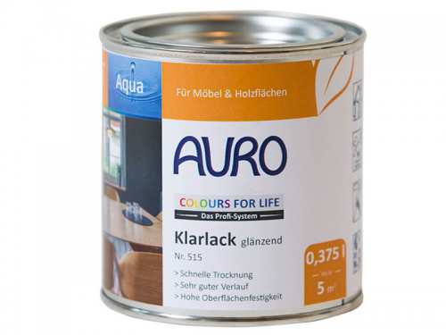 AURO COLOURS FOR LIFE Klarlack, glnzend Nr. 515 0,375 Liter