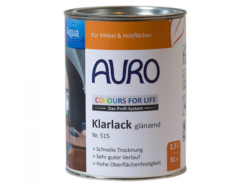 AURO COLOURS FOR LIFE Klarlack, glnzend Nr. 515 0,375 Liter