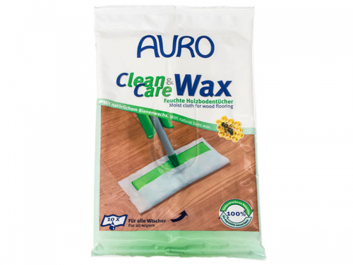 Auro Clean & Care Wax - Feuchte Holzbodentcher Nr. 680